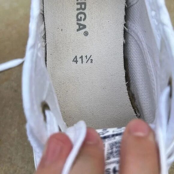 Superga White Platform Sneaker  - Picture 9 of 12